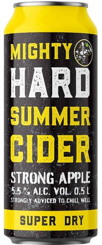[kuva: Mighty Hard Summer Cider tölkki(&copy; Alko)]