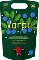 [kuva: Varpu Alkoholiton Mustikkaglögi viinipussi]