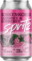[kuva: Koskenkorva Liquorice Raspberry Spritz tölkki]