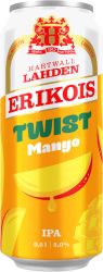 [kuva: Lahden Erikois Twist Mango IPA tölkki]