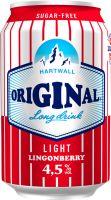 [kuva: Original Long Drink Light Lingonberry tölkki]