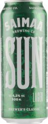 [kuva: Saimaa Sun Lager tölkki]