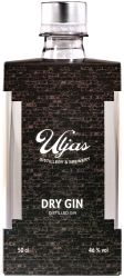 [kuva: Uljas Dry Gin muovipullo]