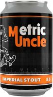 [kuva: Tired Uncle Metric Uncle Imperial Stout tölkki]