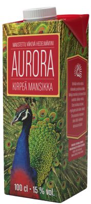 [kuva: Aurora Kirpeä Mansikka kartonkitölkki(&copy; Alko)]
