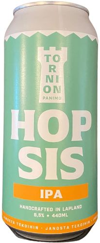 [kuva: Tornion Panimo Hopsis IPA tölkki(&copy; Alko)]
