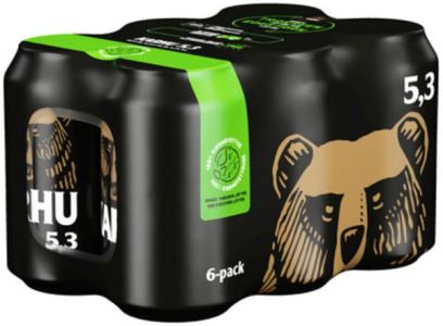 [kuva: Karhu 5,3 6-pack tölkki(&copy; Alko)]