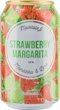 [kuva: Nokian Strawberry Margarita Mocktail tölkki(&copy; Alko)]