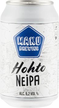 [kuva: Maku Brewing Hohto NEIPA tölkki(&copy; Alko)]