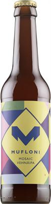 [kuva: Mufloni Mosaic Vehnä IPA(&copy; Alko)]