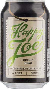 [kuva: Happy Joe Crispy Pear tölkki(&copy; Alko)]