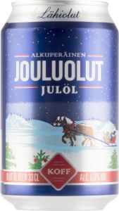 [kuva: Koff Jouluolut tölkki(&copy; Alko)]