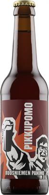 [kuva: Ruosniemen Pikkupomo Amber Ale(&copy; Alko)]