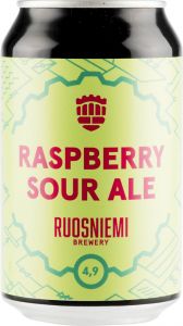 [kuva: Ruosniemen Raspberry Sour Ale tölkki(&copy; Alko)]