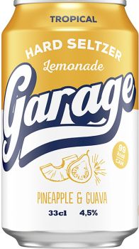 [kuva: Garage Hard Seltzer Tropical Lemonade tölkki(&copy; Alko)]