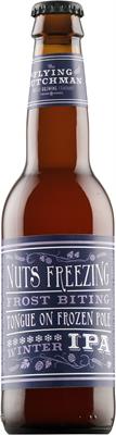 [kuva: Nuts Freezing Frost Biting Tongue on Frozen Pole Winter IPA(&copy; Alko)]