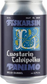 [kuva: Fiskarsin Panimo Luostarin Talvipolku tölkki(&copy; Alko)]