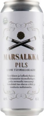 [kuva: Marsalkka Pils Luomu tölkki(&copy; Alko)]