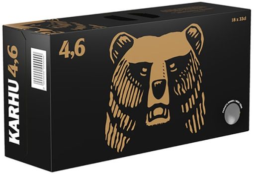 [kuva: Karhu 4,6 18-pack tölkki(&copy; Alko)]