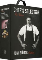 [kuva: Chef's Selection Tomi Björck Edition Shiraz 2020 hanapakkaus]