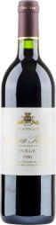 [kuva: Château Pibran (1plo/asiakas, 1fl/kund, 1btl/customer) 1990]
