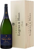 [kuva: Legras & Haas Grand Cru Blanc de Blanc Millesime Champagne Brut Jeroboam 2015]