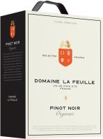 [kuva: Domaine la Feuille Organic Pinot Noir 2022 hanapakkaus]