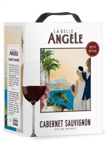 [kuva: La Belle Angèle Cabernet Sauvignon 2015 hanapakkaus(&copy; Alko)]