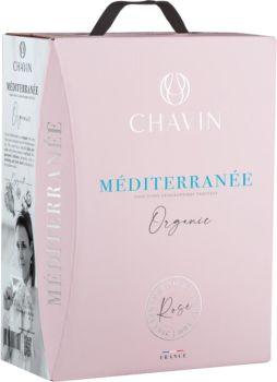 [kuva: Chavin Méditerranée Organic Rosé 2024 hanapakkaus(&copy; Alko)]