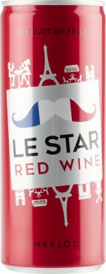 [kuva: Le Star Merlot tölkki(&copy; Alko)]