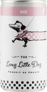 [kuva: The Long Little Dog Rosé 2019 tölkki(&copy; Alko)]