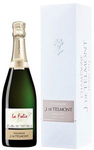 [kuva: J. de Telmont La Folie Champagne Brut 2012(&copy; Alko)]