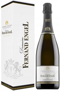 [kuva: Engel Crémant d'Alsace Chardonnay Brut 2014 lahjapakkaus(&copy; Alko)]