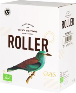[kuva: Cazes Roller Muscat-Viognier hanapakkaus(&copy; Alko)]