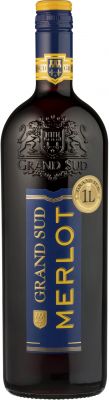 [kuva: Grand Sud Merlot 2022 muovipullo(&copy; Alko)]
