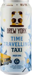 [kuva: Brew York Time Travelling Taxi Hazy IPA tölkki]