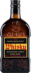 [kuva: Neljän Leijonan Whisky (1plo/asiakas, 1fl/kund, 1btl/customer)]