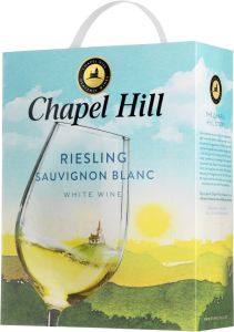 [kuva: Chapel Hill Riesling Sauvignon Blanc 2020 hanapakkaus(&copy; Alko)]