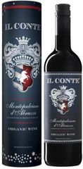 [kuva: Il Conte Montepulciano d'Abruzzo Organic 2016 lahjapakkaus]