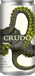 [kuva: Crudo Organic Sparkling Wine Extra Dry tölkki]