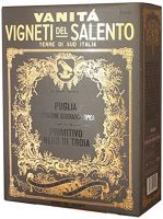 [kuva: Vanitá Vigneti Del Salento Primitivo Nero di Troia 2018 hanapakkaus]