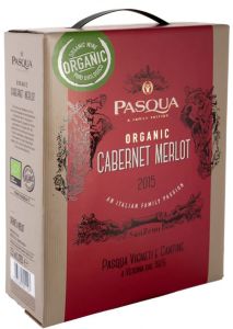 [kuva: Pasqua San Zeno Cabernet Sauvignon Merlot Organic 2018 hanapakkaus(&copy; Alko)]