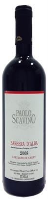 [kuva: Paolo Scavino Barbera d'Alba Affinato in Carati 2008(&copy; Alko)]