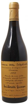 [kuva: Giuseppe Quintarelli Amarone della Valpolicella Classico 2007(&copy; Alko)]