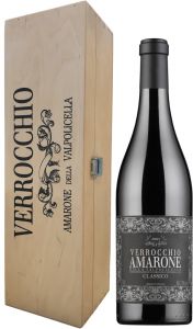 [kuva: Verrocchio Amarone della Valpolicella Classico 2015 lahjapakkaus(&copy; Alko)]