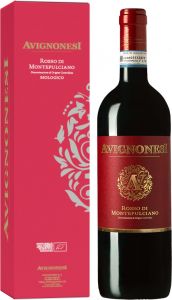 [kuva: Avignonesi Rosso di Montepulciano 2017 lahjapakkaus(&copy; Alko)]