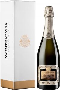 [kuva: Monte Rossa Sansevè Franciacorta Satèn Brut lahjapakkaus(&copy; Alko)]