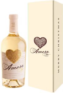 [kuva: Antiche Terre Amore Oro Bianco 2016 lahjapakkaus(&copy; Alko)]