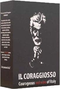 [kuva: Il Coraggioso 2018 hanapakkaus(&copy; Alko)]