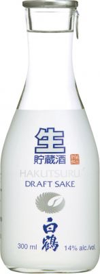 [kuva: Hakutsuru Junmai Draft Sake(&copy; Alko)]